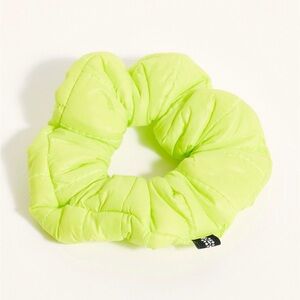 NWT FP Movement Sports Puffer Scrunchie - Neon Green